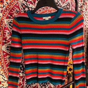 Colorful Striped Sweater Forever21